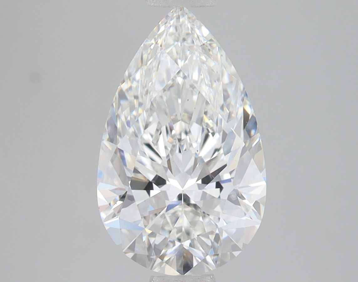 Lab Grown Diamond Lab-grown 2,5Ct F-VS1 Pear - IGILG742528607 1