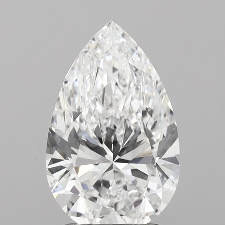 Lab Grown Diamond Lab-grown 2,1Ct D-VVS1 Pear - IGILG775630562 1