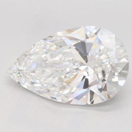Lab Grown Diamond Lab-grown 3,44Ct E-VVS1 Pear - GIA2496303163 1