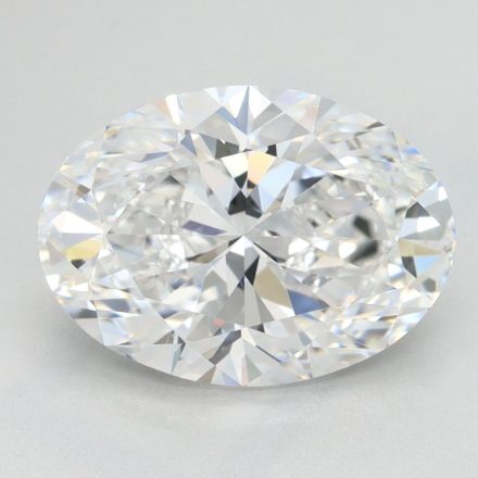 Lab Grown Diamond Lab-grown 3,42Ct D-VVS1 Oval - GIA7518008078 1