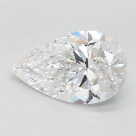 Lab Grown Diamond Lab-grown 3,05Ct D-IF Pear - IGILG744513713 1