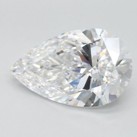 Lab Grown Diamond Lab-grown 3,1Ct D-FL Pear - IGILG768632282 1