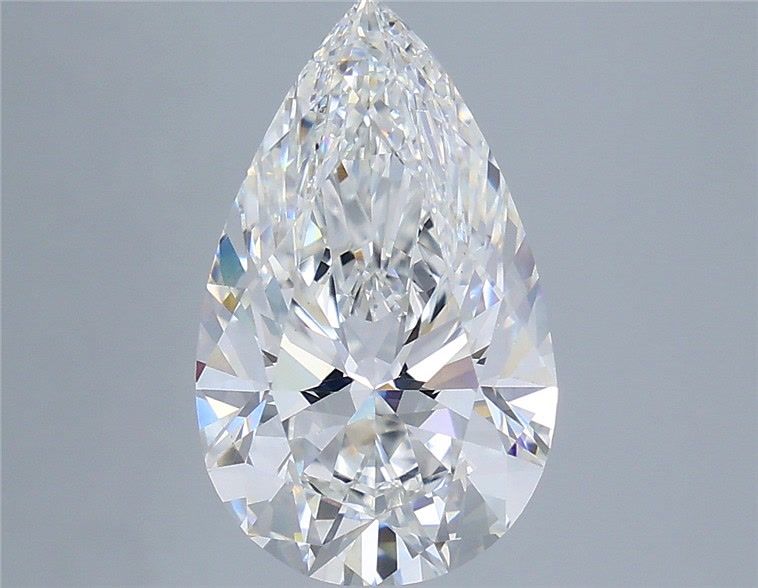 Lab Grown Diamond Lab-grown 3,79Ct F-VVS2 Pear - IGILG741598166 1