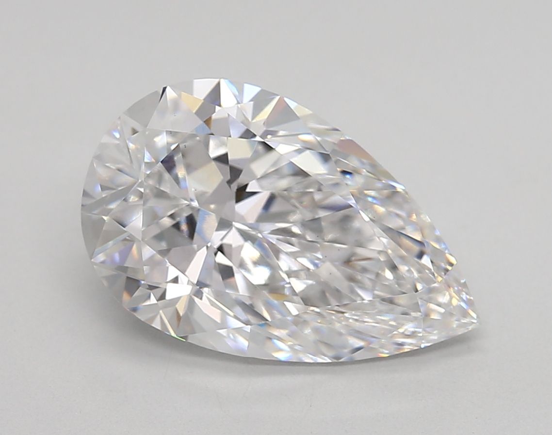 Lab Grown Diamond Lab-grown 3,71Ct D-VS1 Pear - IGILG666436597 1