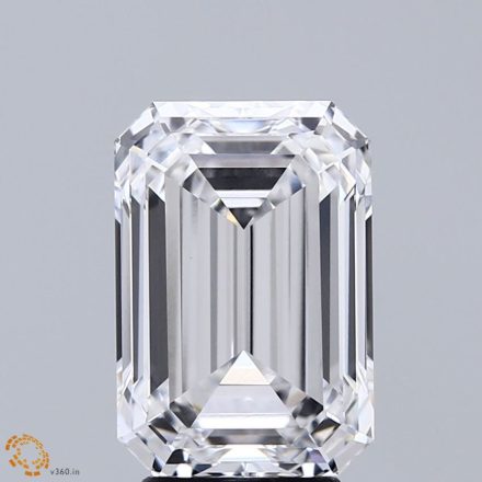 Lab Grown Diamond Lab-grown 4,05Ct D-VVS2 Emerald - IGILG715510019 1