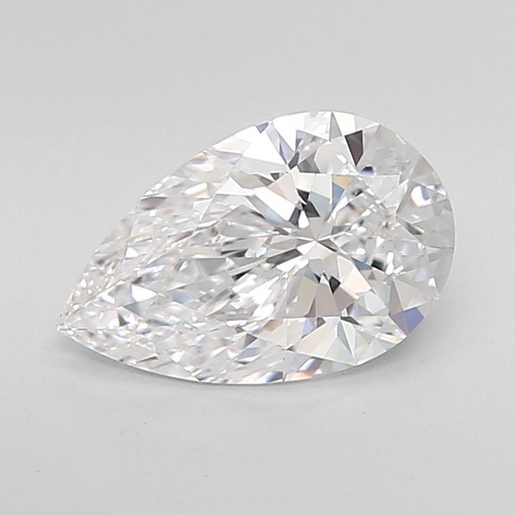 Lab Grown Diamond Lab-grown 2,1Ct D-IF Pear - IGILG710572105 1