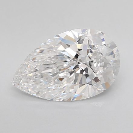 Lab Grown Diamond Lab-grown 3,07Ct D-IF Pear - IGILG645404466 1