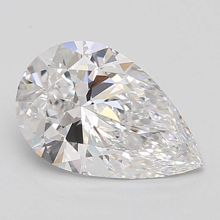 Lab Grown Diamond Lab-grown 1,58Ct D-IF Pear - GIA7496878174 1
