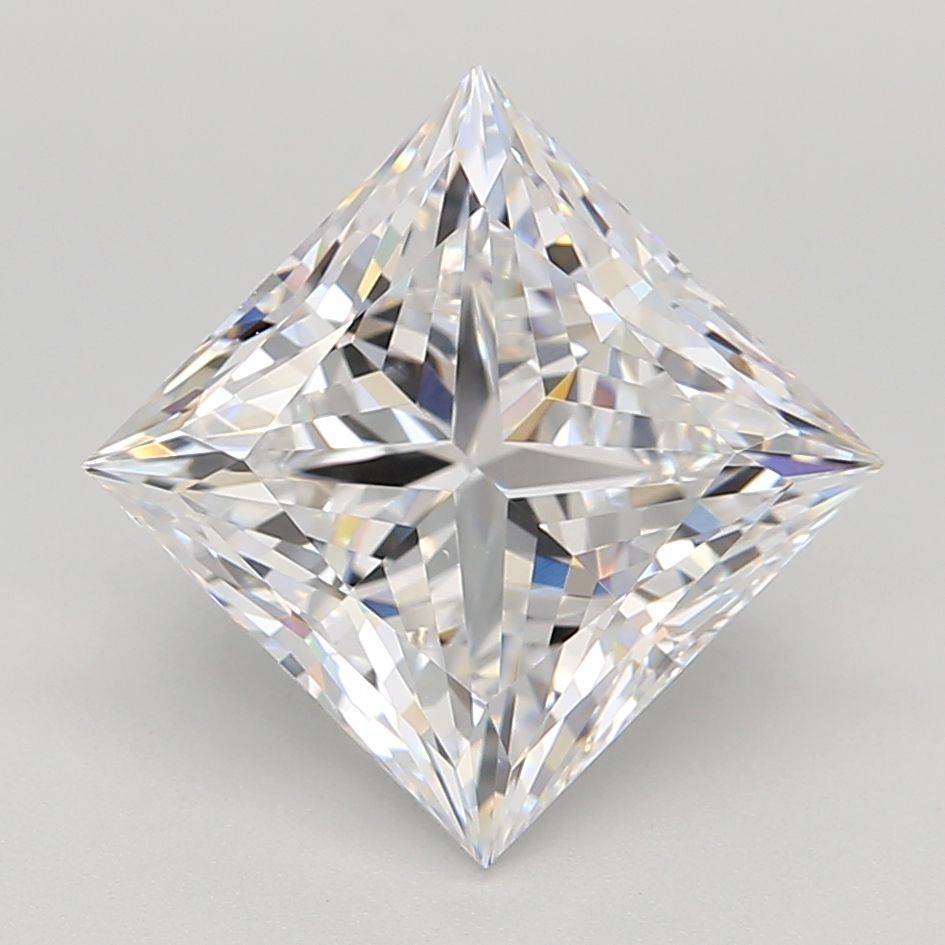 Lab Grown Diamond Lab-grown 3,02Ct D-IF Princess - IGILG681589669 1