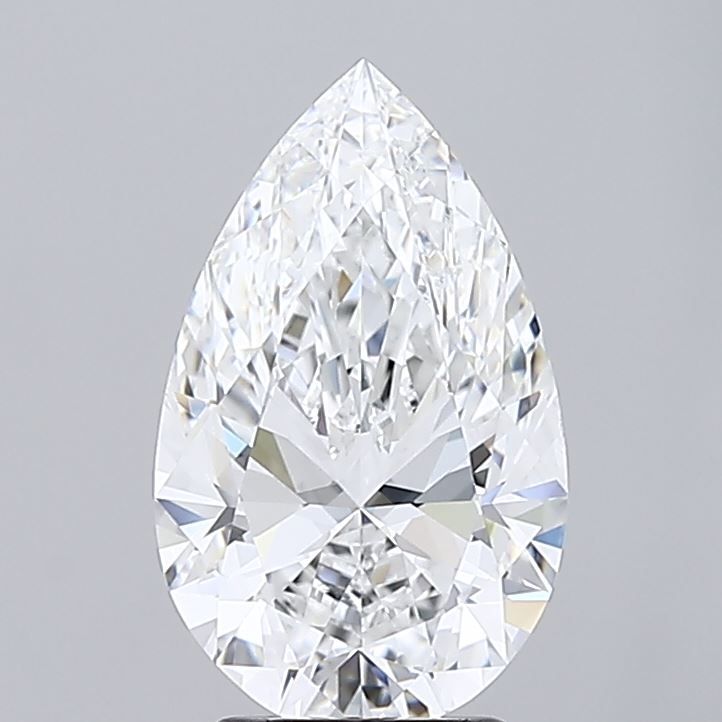 Lab Grown Diamond Lab-grown 3,02Ct D-IF Pear - IGILG641494197 1