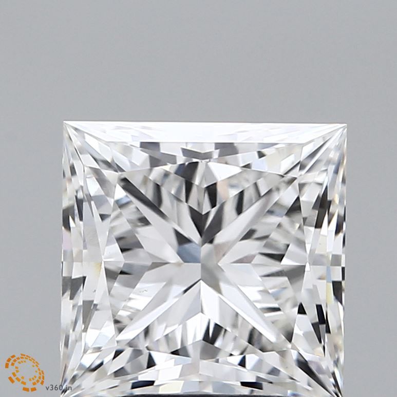 Lab Grown Diamond Lab-grown 3,57Ct F-VS1 Princess - IGILG589307499 1