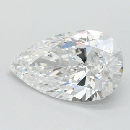 Lab Grown Diamond Lab-grown 1,61Ct D-IF Pear - IGILG744514655 1