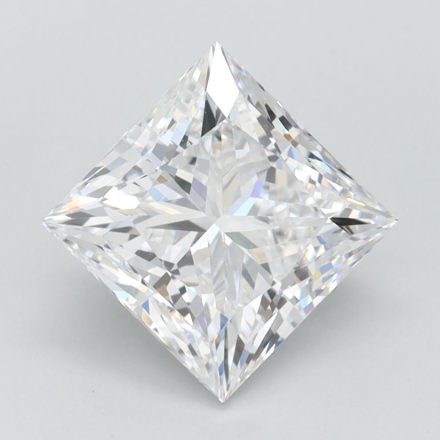 Lab Grown Diamond Lab-grown 2,1Ct D-IF Princess - IGILG628447806 1