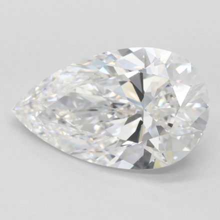 Lab Grown Diamond Lab-grown 3,08Ct D-FL Pear - IGILG780661634 1