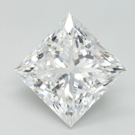 Lab Grown Diamond Lab-grown 2,83Ct D-FL Princess - IGILG784646883 1