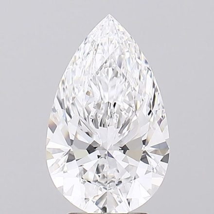 Lab Grown Diamond Lab-grown 3,75Ct D-IF Pear - IGILG729563959 1