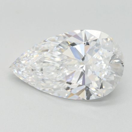 Lab Grown Diamond Lab-grown 3,12Ct D-FL Pear - IGILG800684584 1