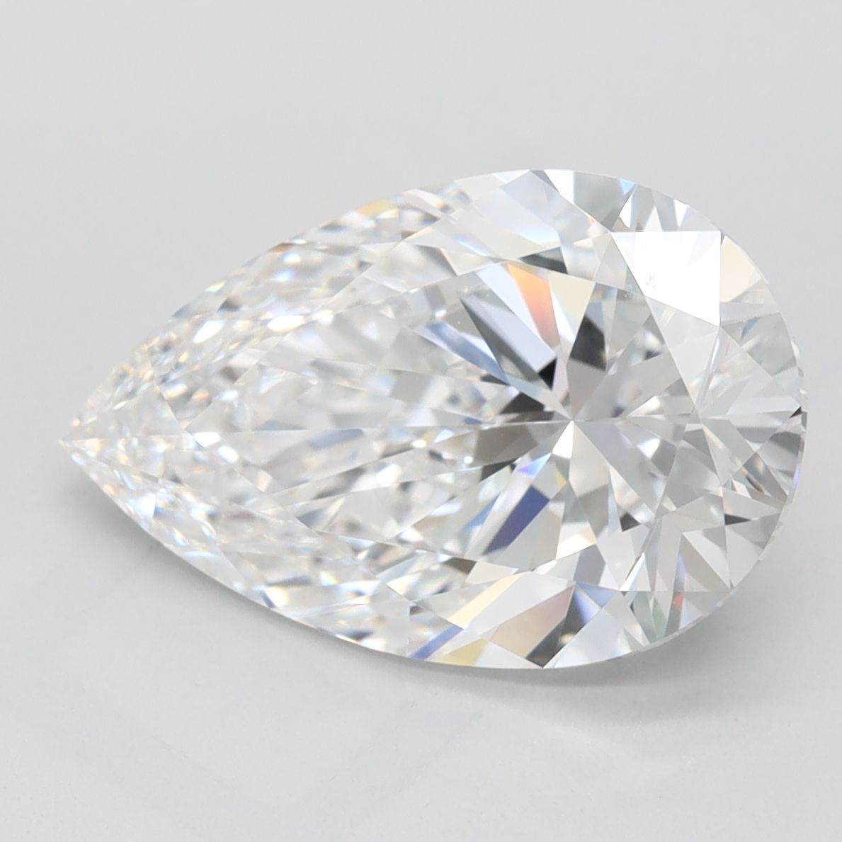 Lab Grown Diamond Lab-grown 3,27Ct D-IF Pear - IGILG715554068 1