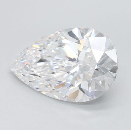 Lab Grown Diamond Lab-grown 3,22Ct D-FL Pear - IGILG784645311 1