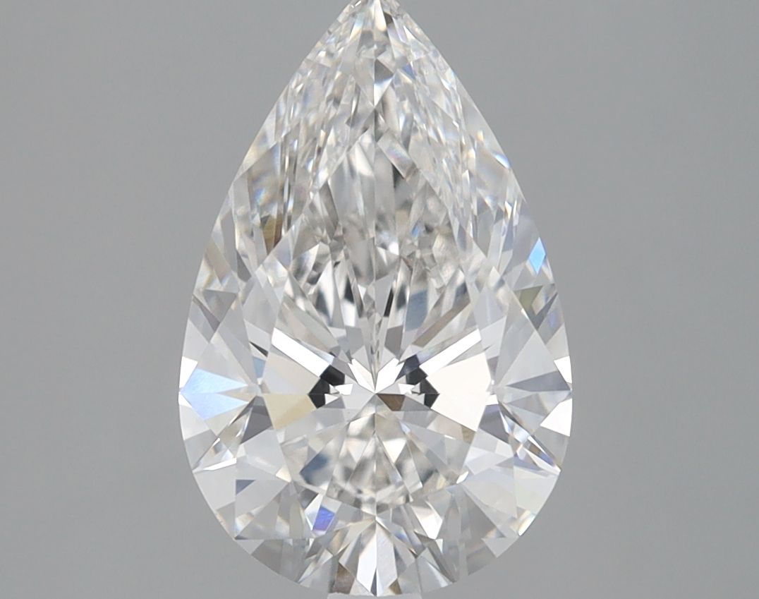 Lab Grown Diamond Lab-grown 2,1Ct F-VS1 Pear - GIA7481059926 1