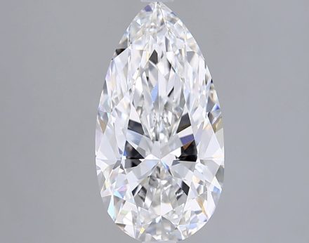 Lab Grown Diamond Lab-grown 3,02Ct E-VVS2 Pear - IGILG722554516 1