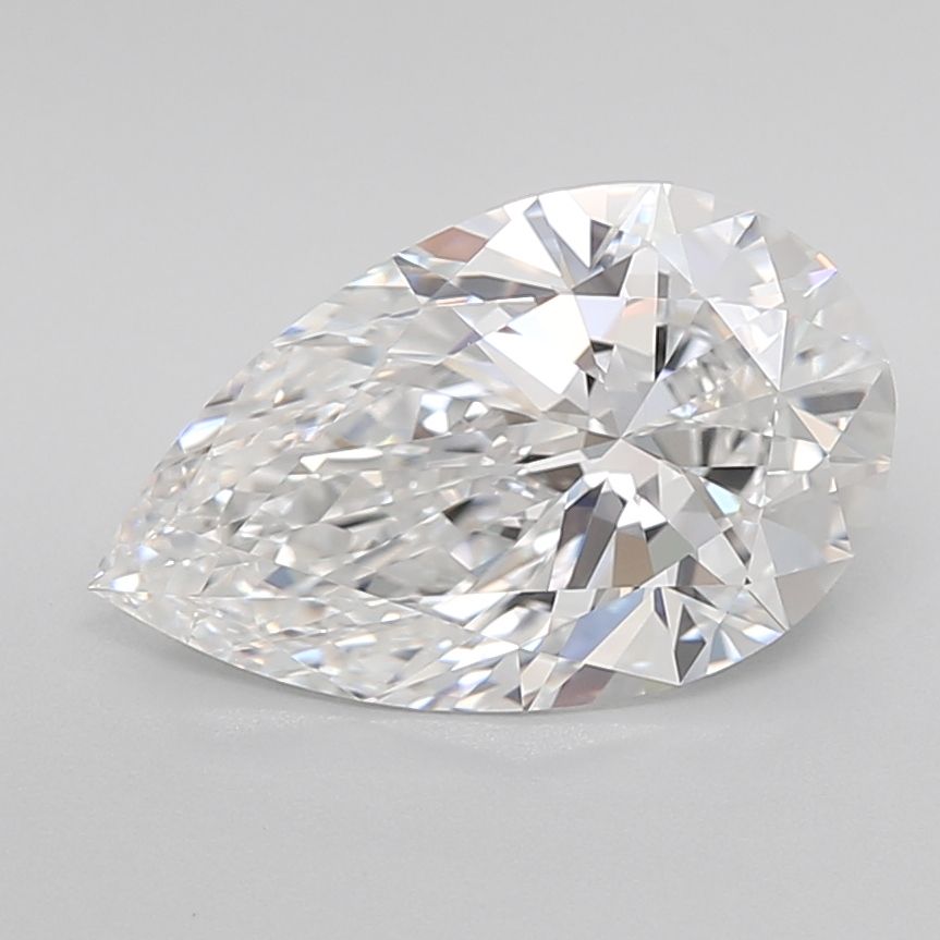 Lab Grown Diamond Lab-grown 3,08Ct D-IF Pear - IGILG627471443 1