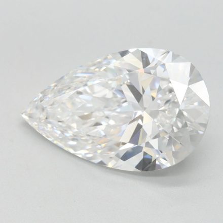 Lab Grown Diamond Lab-grown 2,63Ct D-FL Pear - IGILG804660227 1