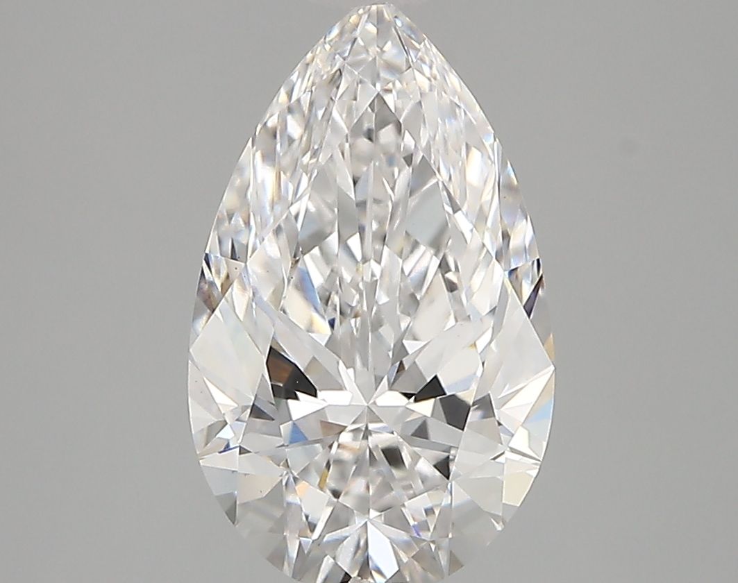 Lab Grown Diamond Lab-grown 2,63Ct D-VS1 Pear - IGILG809642529 1