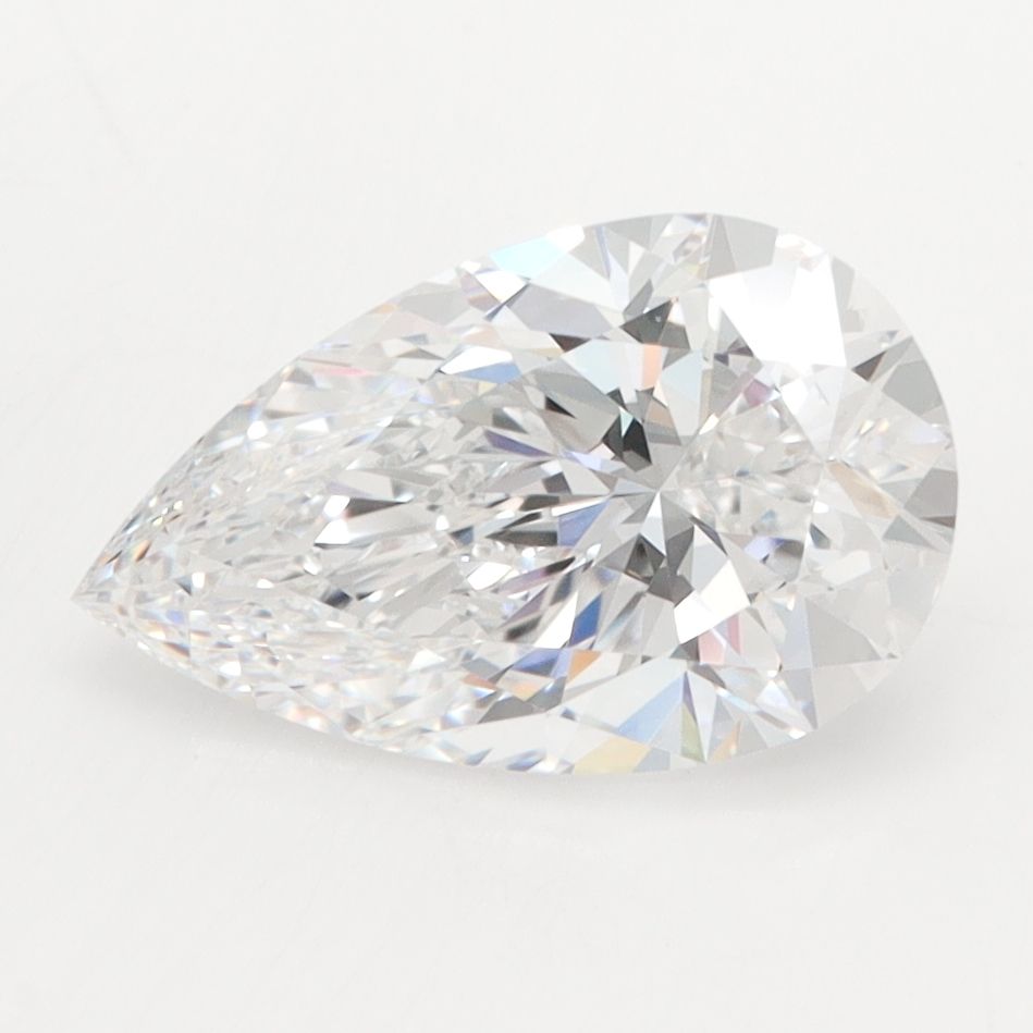 Lab Grown Diamond Lab-grown 2,1Ct D-IF Pear - IGILG743509158 1
