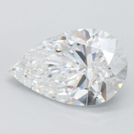 Lab Grown Diamond Lab-grown 3,05Ct D-IF Pear - IGILG772689681 1