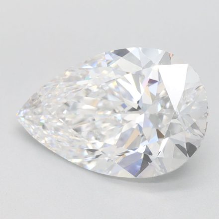Lab Grown Diamond Lab-grown 3,06Ct D-IF Pear - IGILG747508074 1