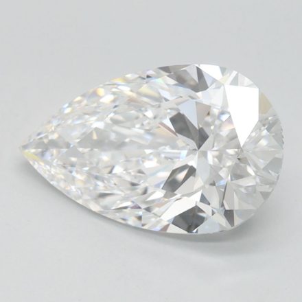 Lab Grown Diamond Lab-grown 2,62Ct D-FL Pear - IGILG768632594 1