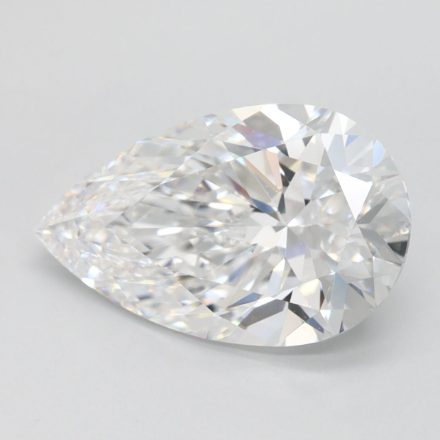 Lab Grown Diamond Lab-grown 3,17Ct D-FL Pear - IGILG780662268 1