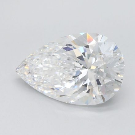 Lab Grown Diamond Lab-grown 2,63Ct D-FL Pear - IGILG780666166 1