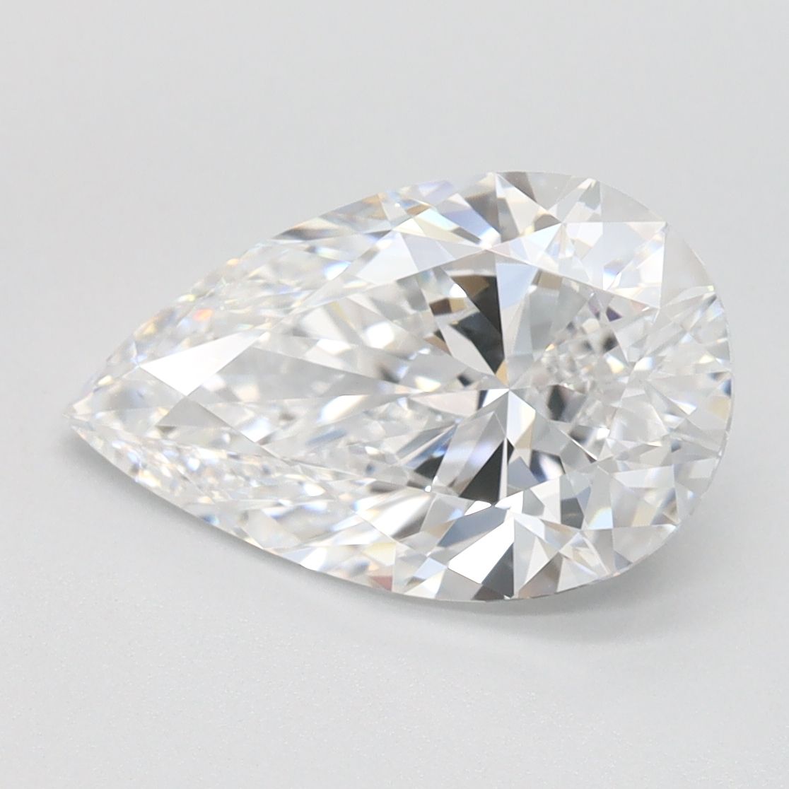 Lab Grown Diamond Lab-grown 2,1Ct D-IF Pear - IGILG744514096 1