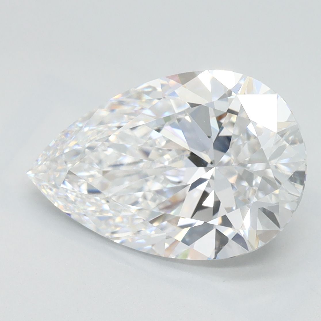 Lab Grown Diamond Lab-grown 2,74Ct D-IF Pear - IGILG718507133 1