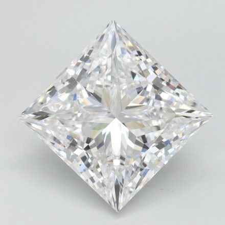 Lab Grown Diamond Lab-grown 3,36Ct D-FL Princess - IGILG784642139 1