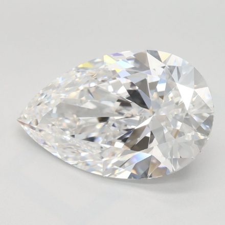 Lab Grown Diamond Lab-grown 3,6Ct D-IF Pear - IGILG712530651 1