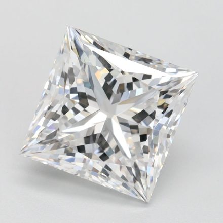 Lab Grown Diamond Lab-grown 3,1Ct D-FL Princess - IGILG744514244 1