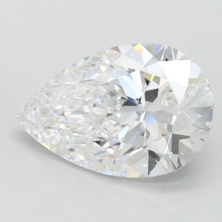 Lab Grown Diamond Lab-grown 3,34Ct D-FL Pear - IGILG744514457 1