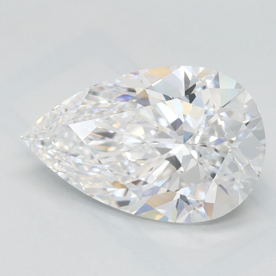 Lab Grown Diamond Lab-grown 2,1Ct D-IF Pear - IGILG727510787 1