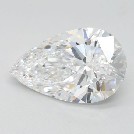 Lab Grown Diamond Lab-grown 3,1Ct D-FL Pear - IGILG804665193 1
