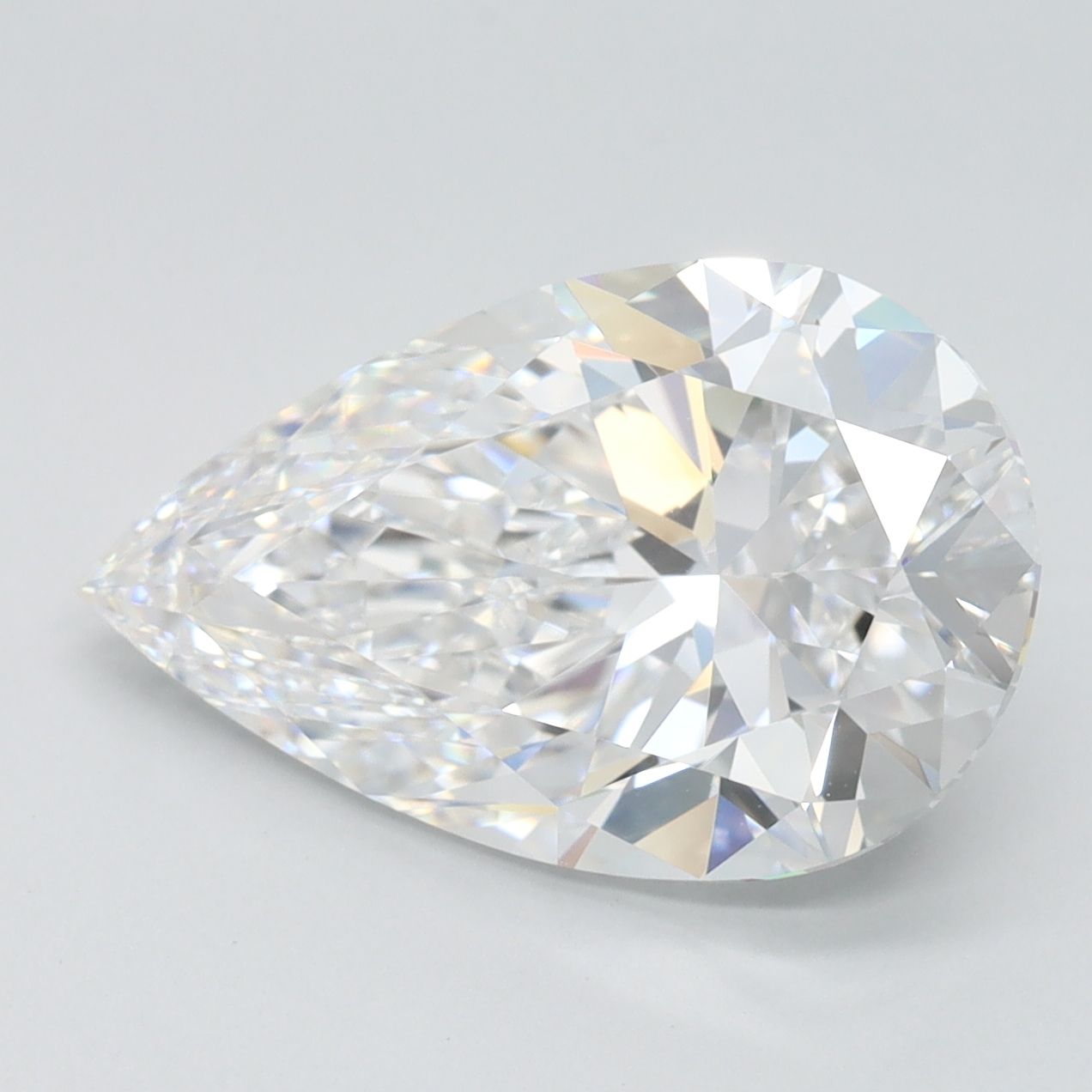 Lab Grown Diamond Lab-grown 3,72Ct D-IF Pear - IGILG780661330 1