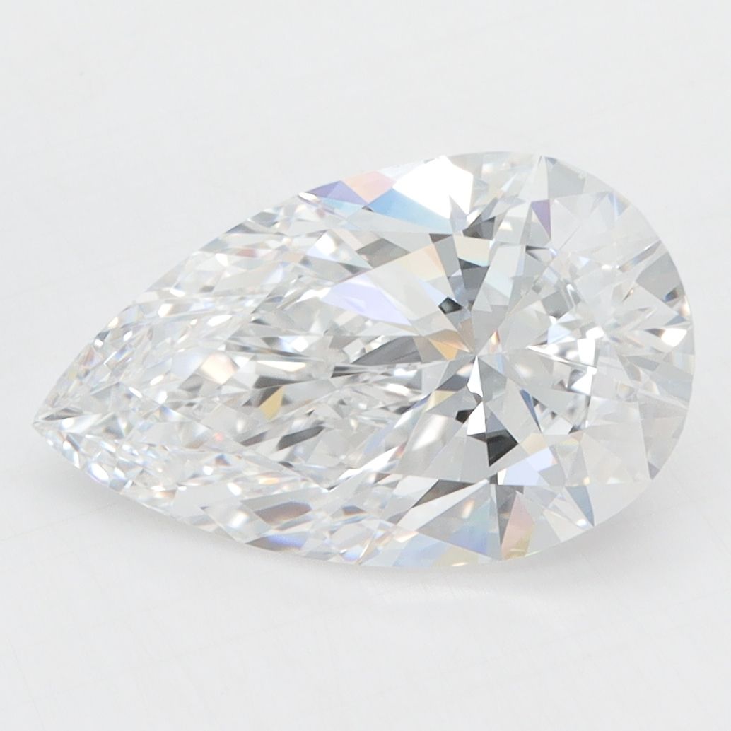 Lab Grown Diamond Lab-grown 2,95Ct D-IF Pear - IGILG677521287 1