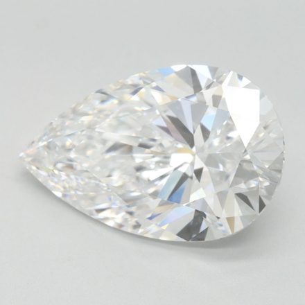 Lab Grown Diamond Lab-grown 3,19Ct D-FL Pear - IGILG800684587 1