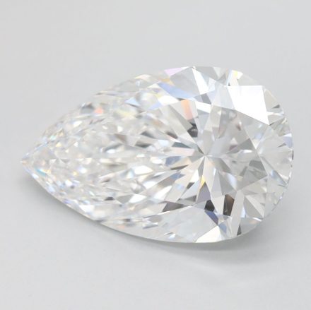 Lab Grown Diamond Lab-grown 3,39Ct D-FL Pear - IGILG780662270 1