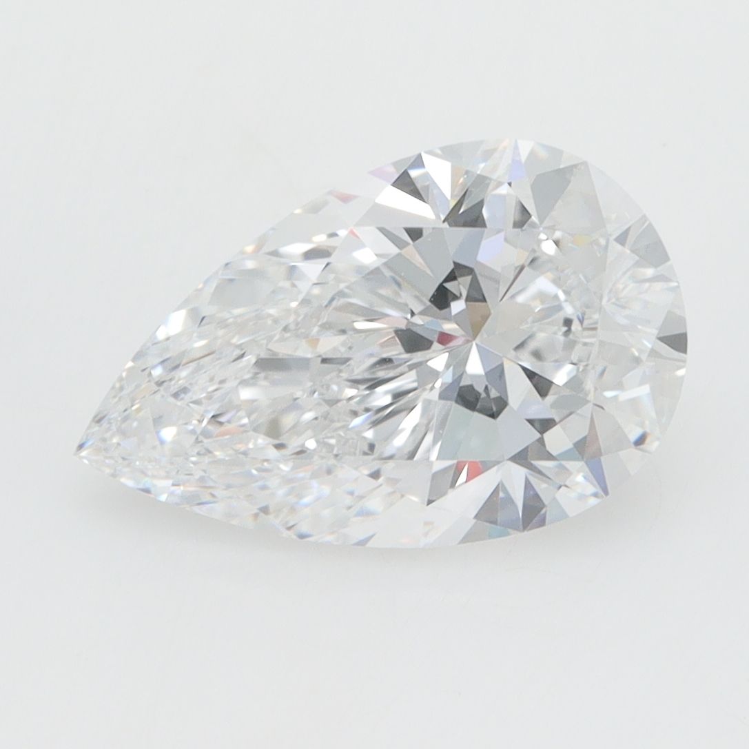 Lab Grown Diamond Lab-grown 2,1Ct D-VVS1 Pear - GIA5493862169 1