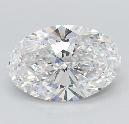 Lab Grown Diamond Lab-grown 3,61Ct D-IF Oval - IGILG681503386 1