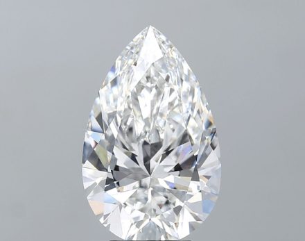 Lab Grown Diamond Lab-grown 5,3Ct D-VS2 Pear - IGILG768650634 1
