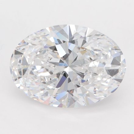 Lab Grown Diamond Lab-grown 3,28Ct D-VVS1 Oval - GIA5503986702 1